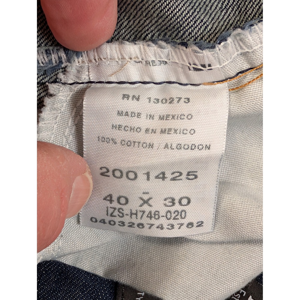 Lee Mens Jeans Size 40x30‎ Premium Select Classic Fit Blue - Picture 4 of 9